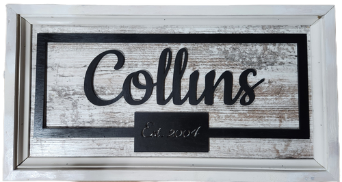 12x24 Family Established Sign