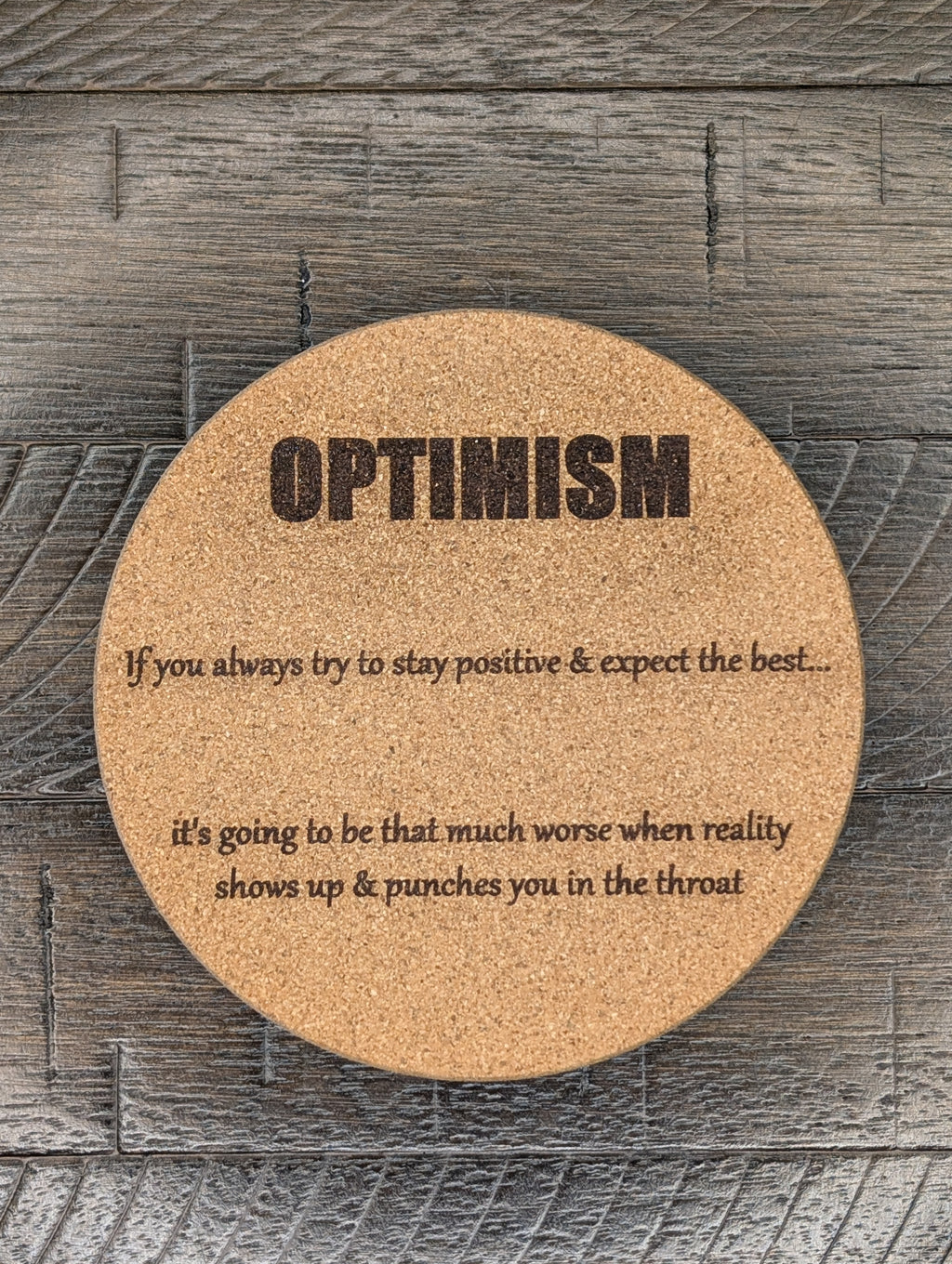 Funny Cork Coasters