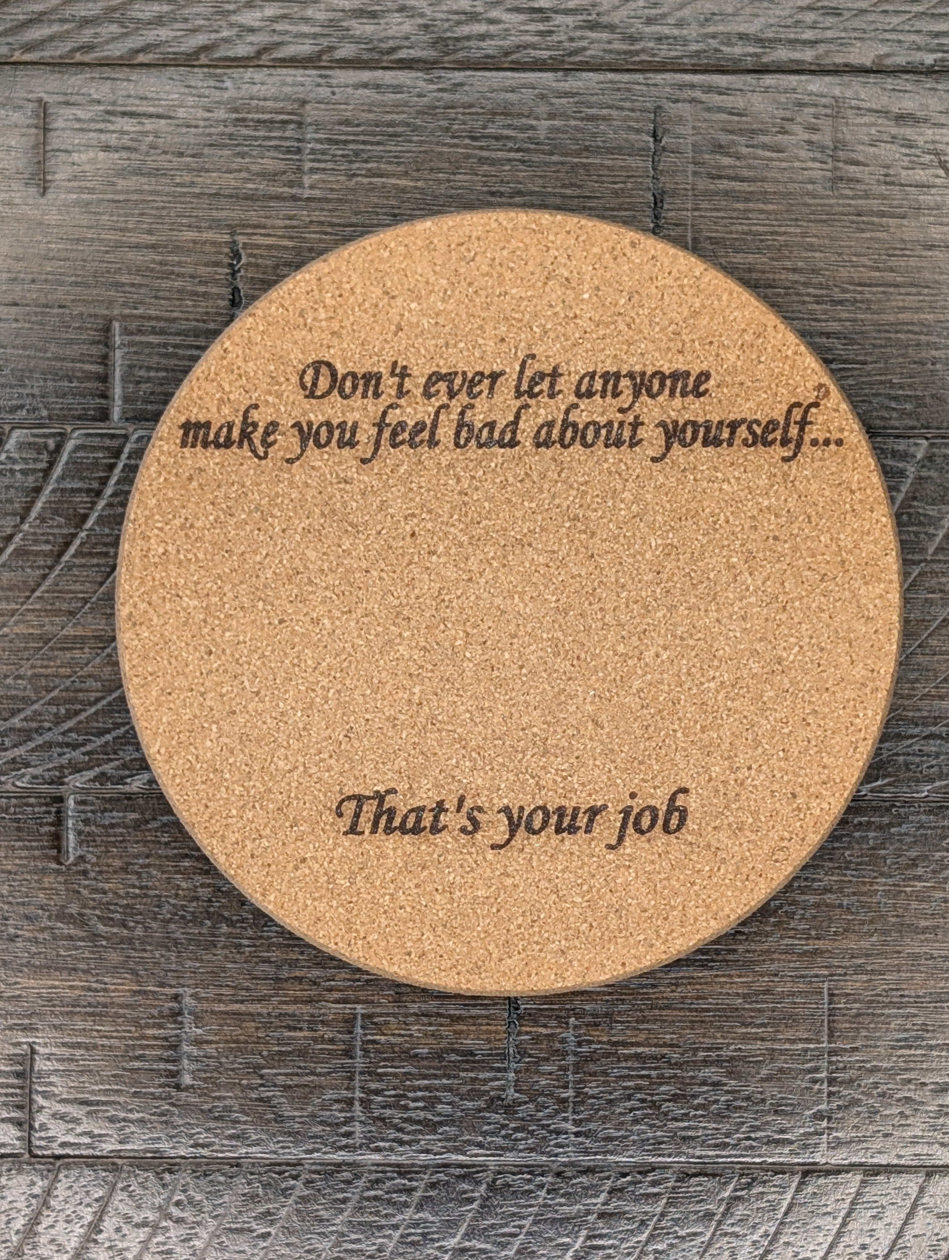 Funny Cork Coasters