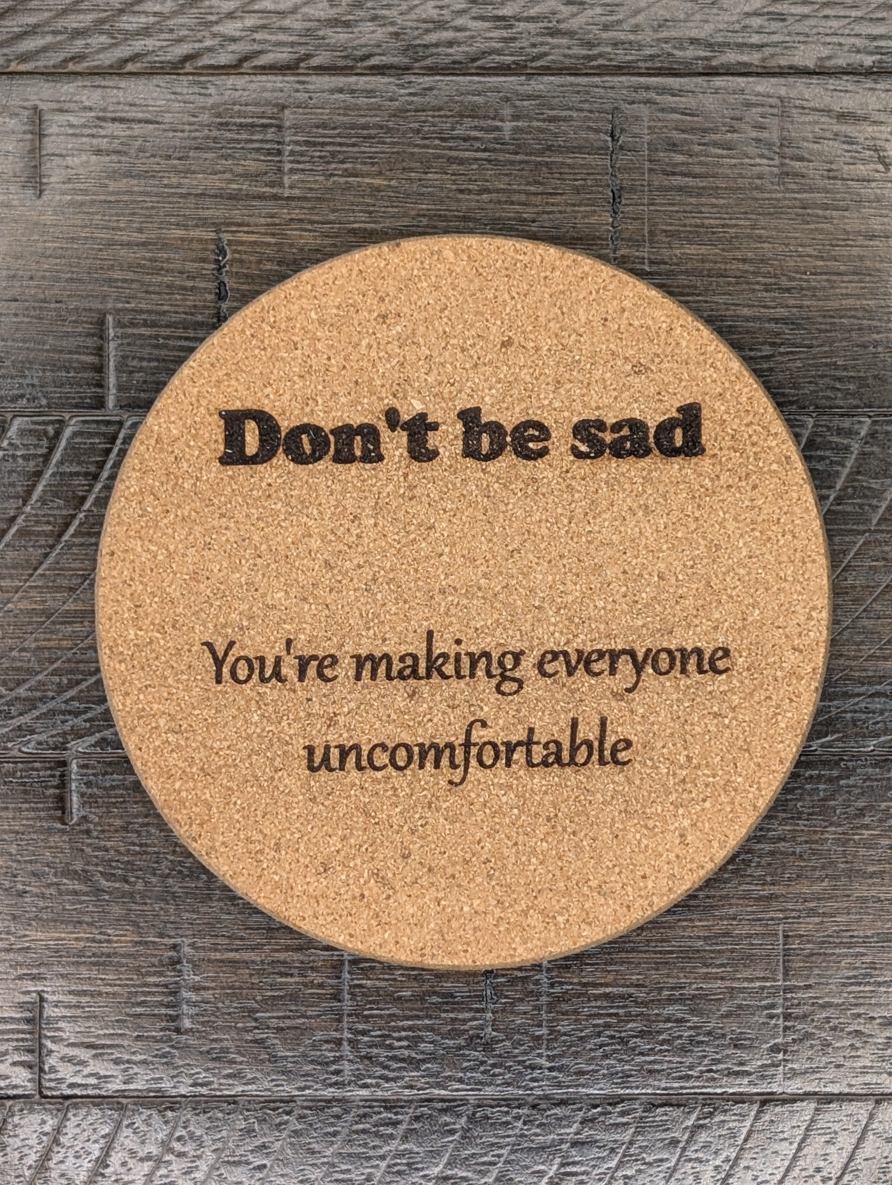 Funny Cork Coasters