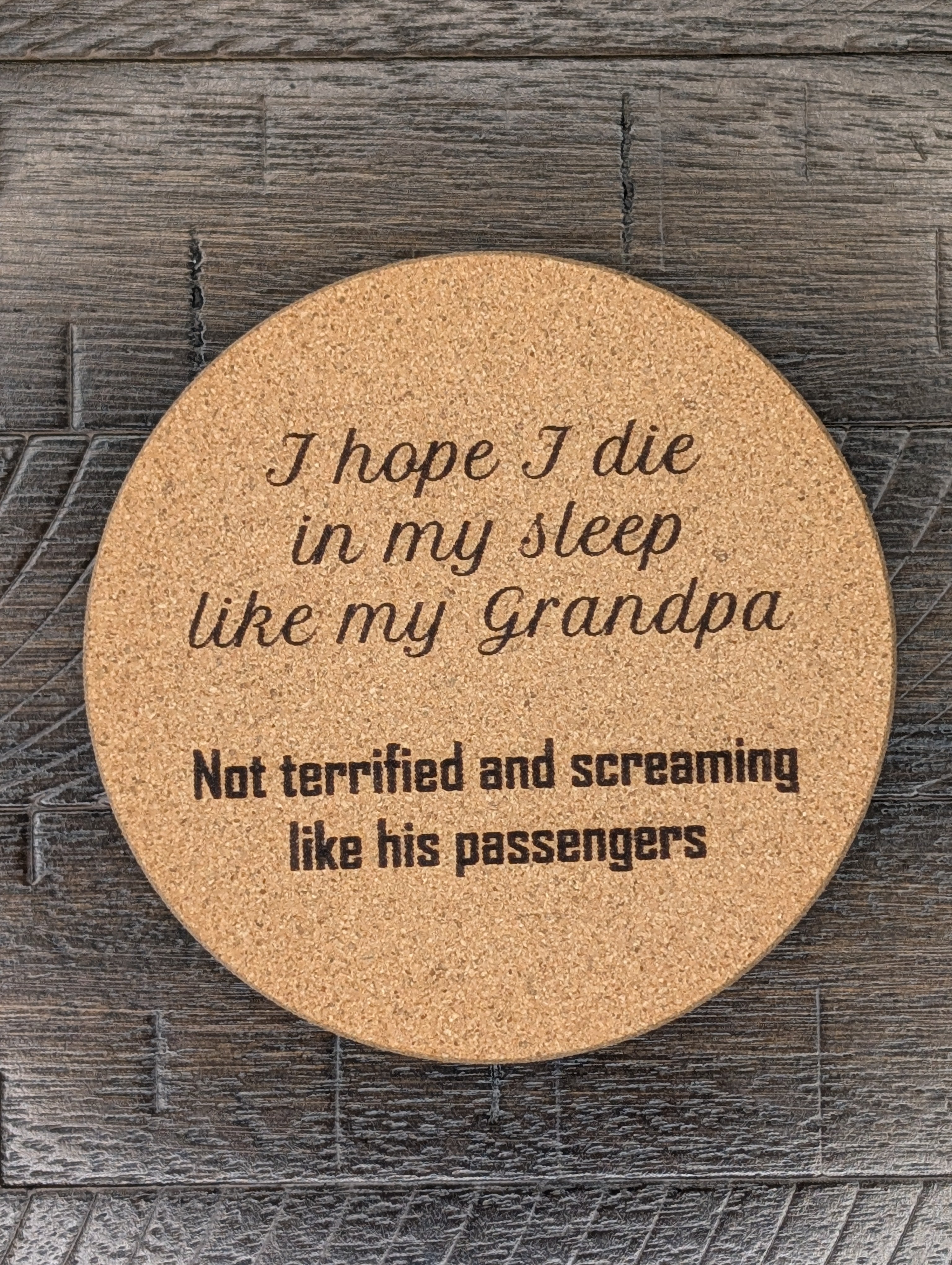 Funny Cork Coasters
