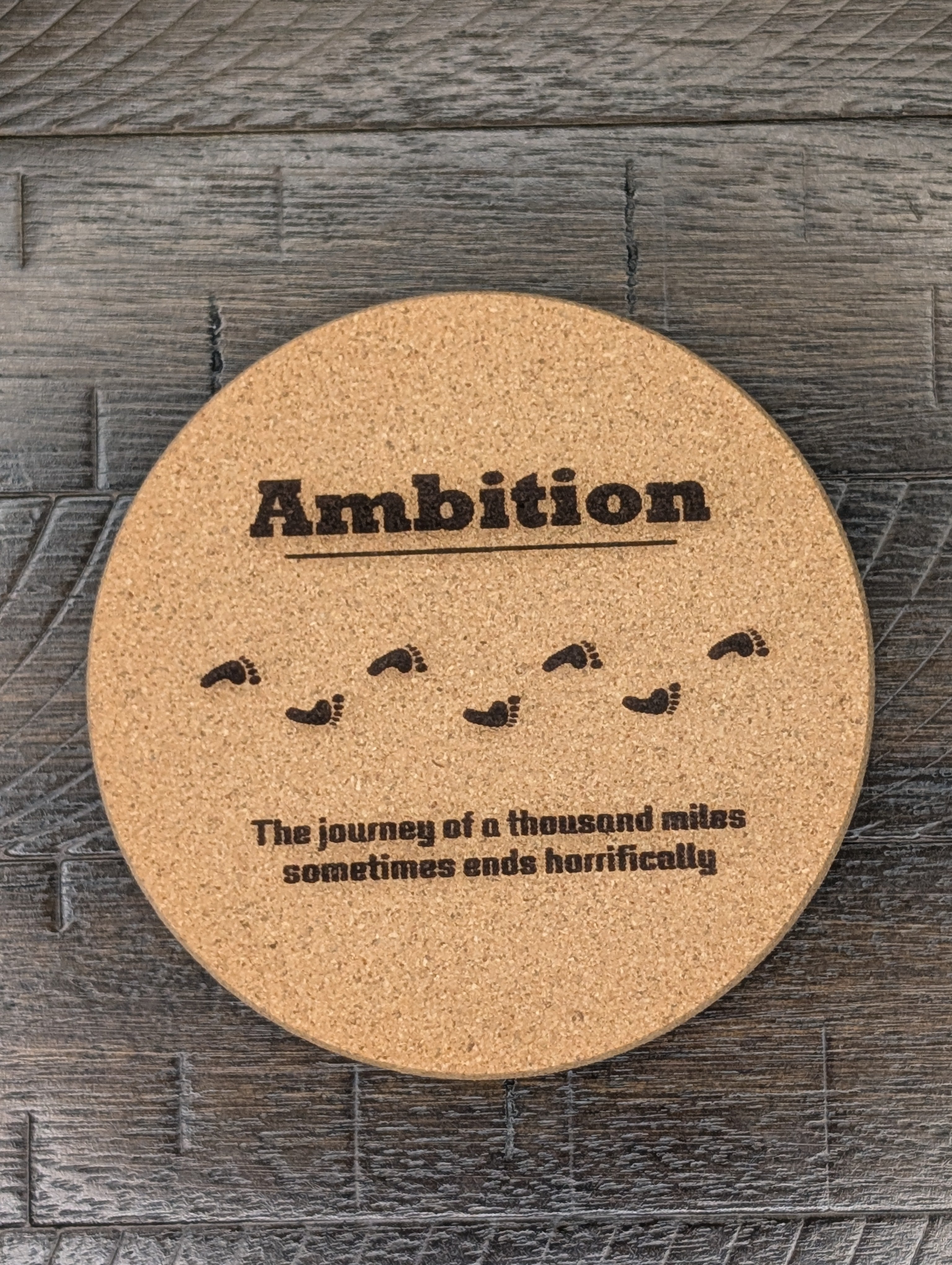 Funny Cork Coasters